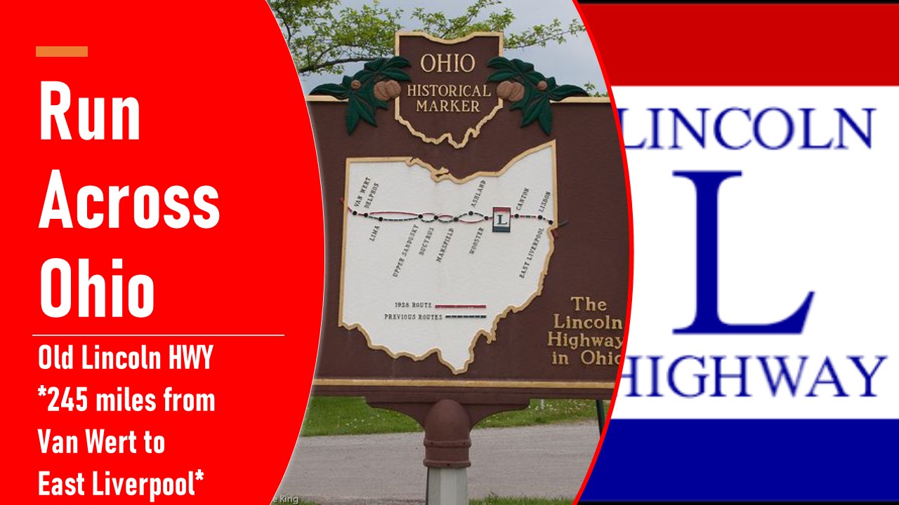 Run Across Ohio Old Lincoln Hwy Virtual Running Event
